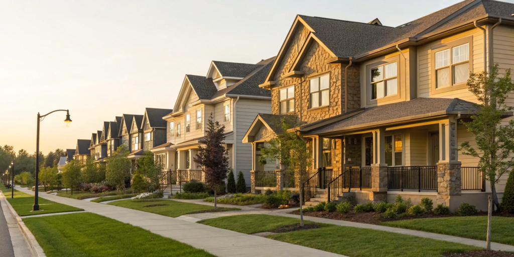 New townhomes for sale.