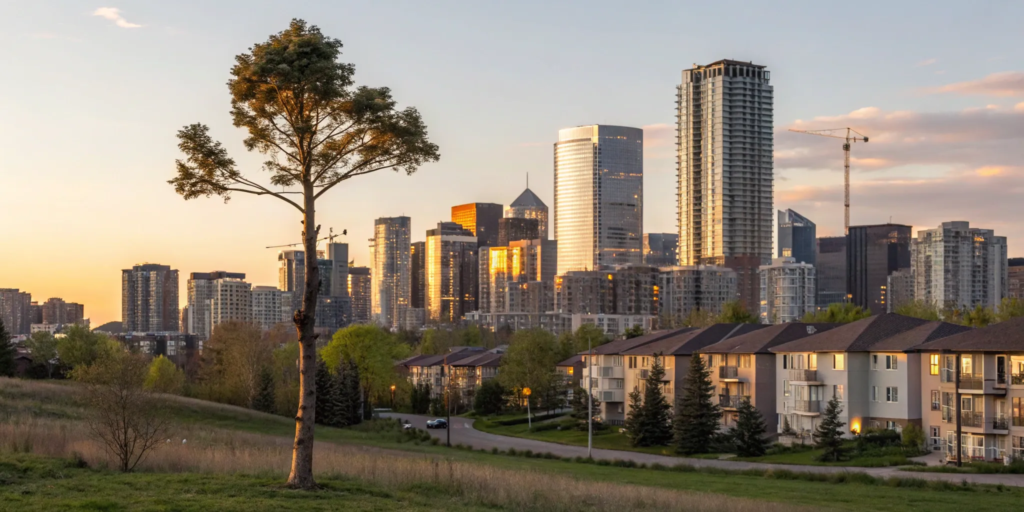City skyline representing REIT investment opportunities.