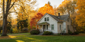 As-is home with autumn curb appeal.