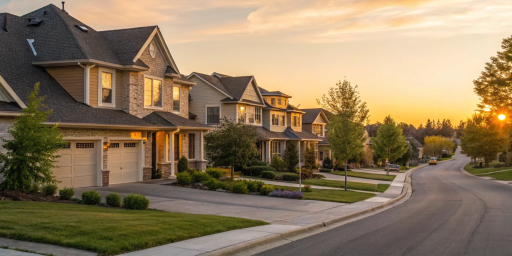 A residential income property for sale in a well-kept suburban neighborhood.